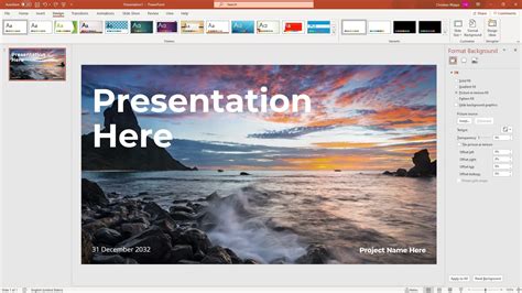 how to make a custom background in ppt