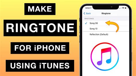 how to make a custom ringtone on iphone with itunes