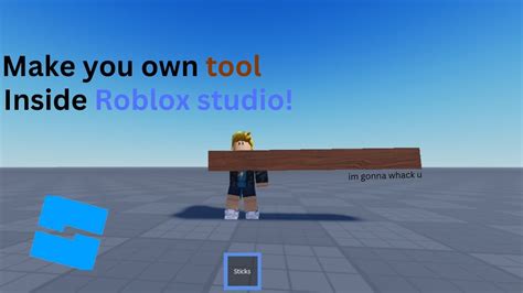 how to make a custom tool in roblox studio