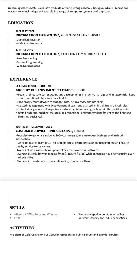 how to make a cv with no experience reddit