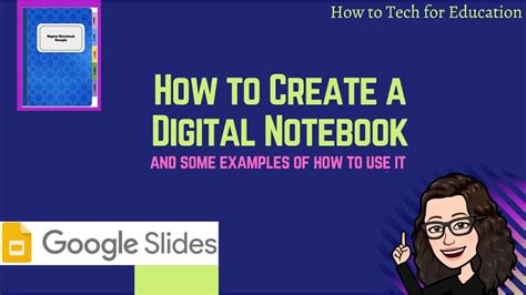 how to make a digital notebook for students