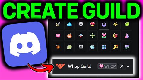 how to make a discord server guild