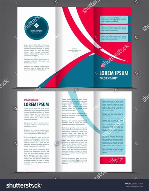 how to make a double sided tri fold brochure in word