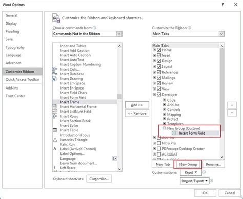 how to make a drop down list in microsoft word