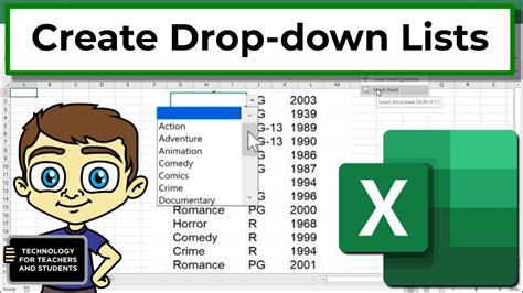 how to make a dynamic list in excel