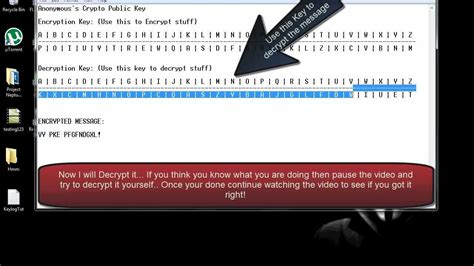 how to make a encrypted message