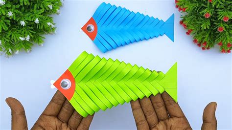how to make a fish for school project with paper