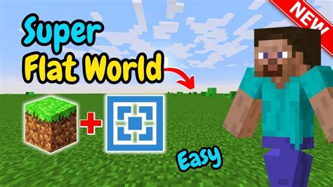 how to make a flat world in minecraft aternos