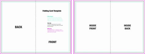 how to make a foldable card on word