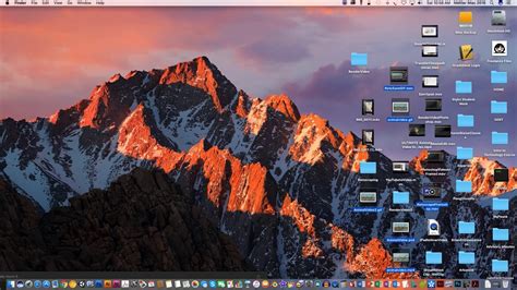 how to make a folder on home screen mac