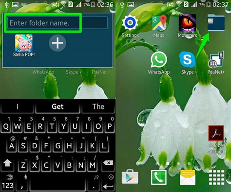 how to make a folder on your android phone