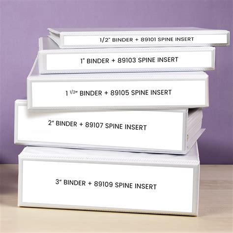 how to make a folder spine label in word