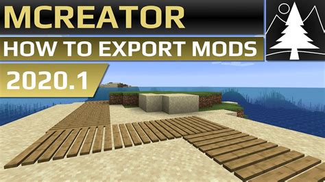 how to make a forge mod with mcreator