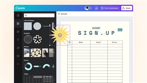 how to make a form on canva