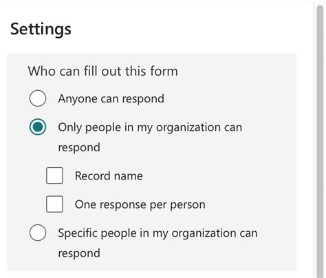 how to make a forms survey not anonymous