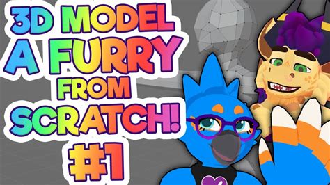 how to make a furry model in blender