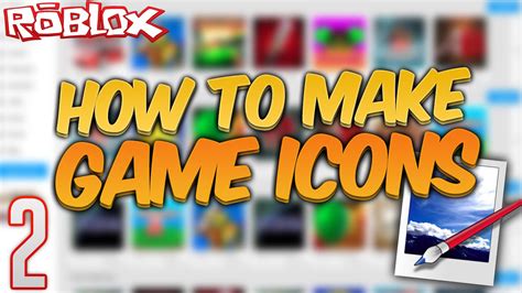 how to make a game icon in roblox studio