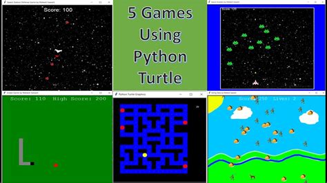 how to make a game in python turtle