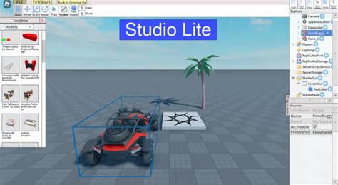 how to make a game on roblox studio lite