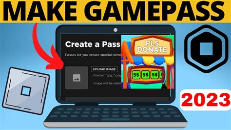 how to make a gamepass in roblox pls donate 2023