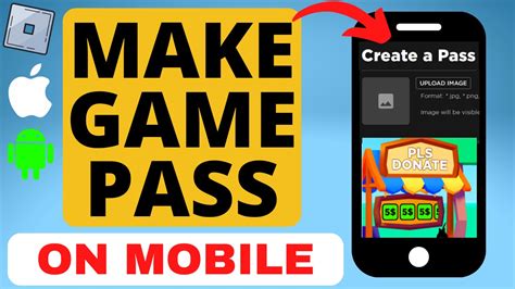 how to make a gamepass on roblox mobile iphone