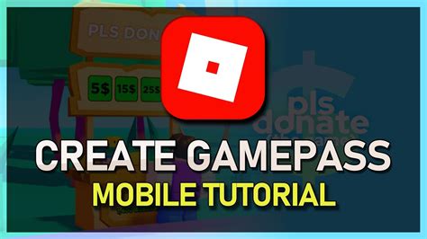 how to make a gamepass on roblox mobile pls donate ipad