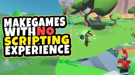 how to make a good roblox game without scripting