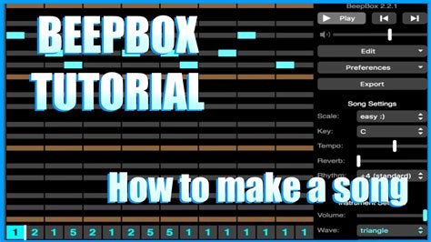 how to make a good song on beepbox