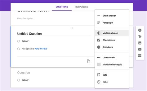 how to make a google document form