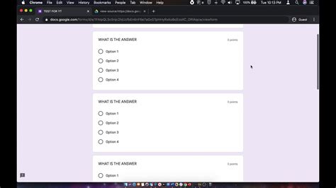 how to make a google form with answers