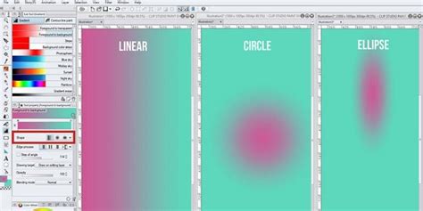 how to make a gradient background in clip studio paint