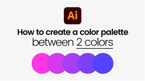 how to make a gradient between two colors in illustrator