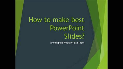how to make a great powerpoint presentation about yourself