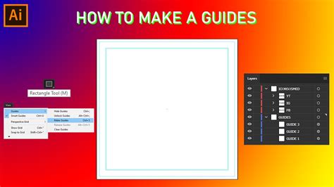 how to make a guide in illustrator