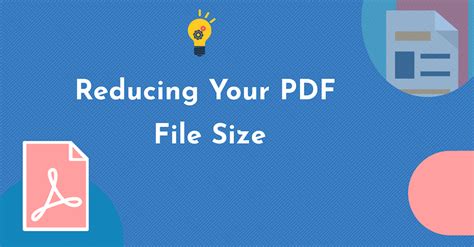 how to make a high quality pdf with small file size