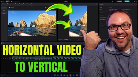 how to make a horizontal video vertical
