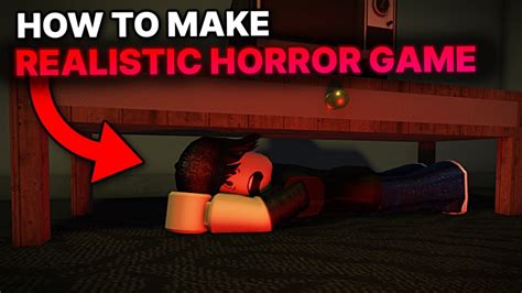 how to make a horror game in roblox easy