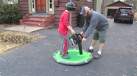 how to make a hovercraft with a leaf blower