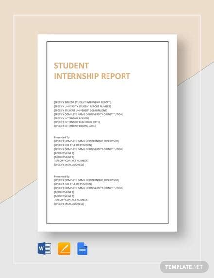 how to make a internship report pdf