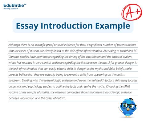 how to make a introduction for an essay