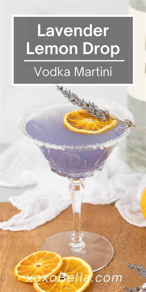 how to make a lavender lemon drop with vodka