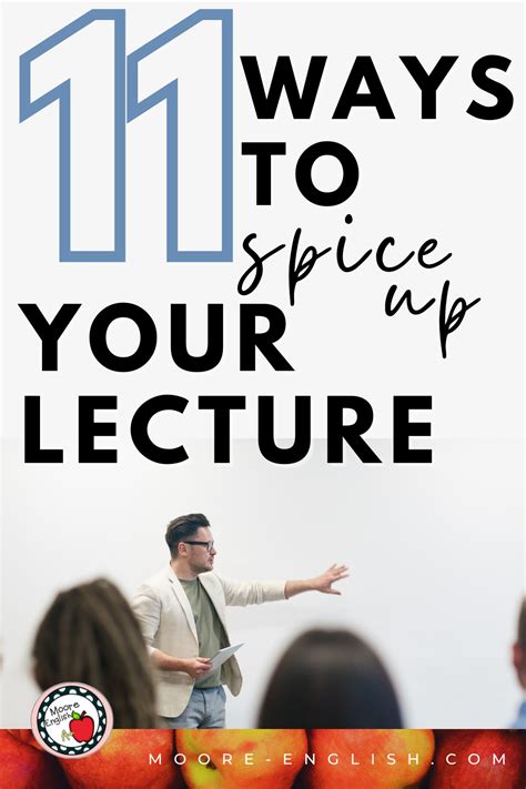how to make a lecture engaging