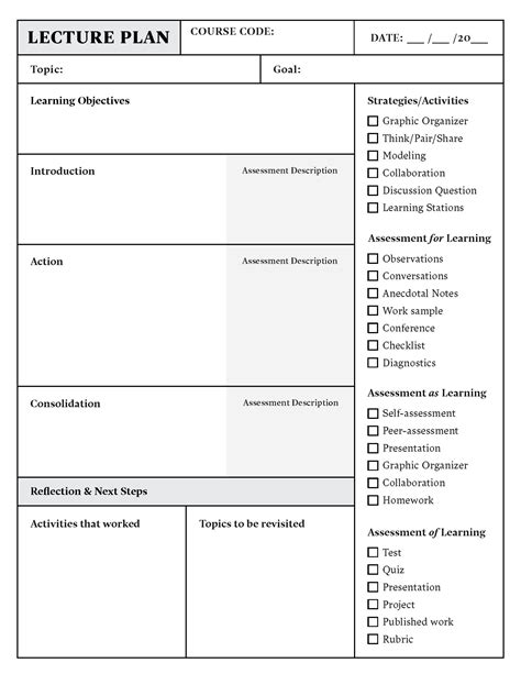 how to make a lesson plan on word