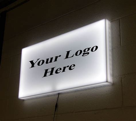how to make a lighted sign box