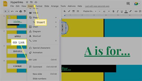 how to make a link on google slides on chromebook