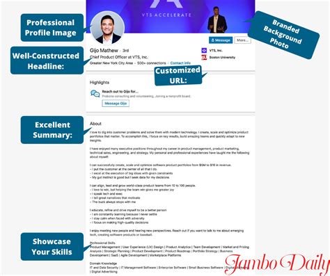 how to make a linkedin profile with no experience