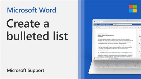 how to make a list in microsoft word