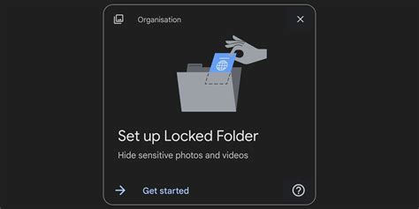 how to make a locked folder in gallery