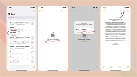 how to make a locked folder on iphone notes