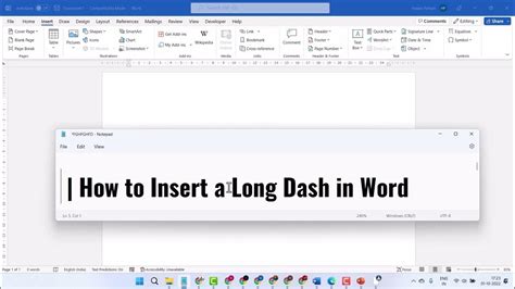 how to make a longer dash in word on mac